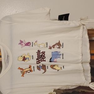 Winnie the Pooh crop shirt.